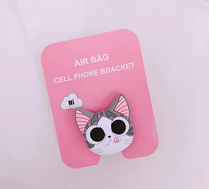 

Cartoon melody luna cat unicorn Phone air bag bracket Stand Finger Holder For iPhone Samsung Mobile Smartphone Stand Holder