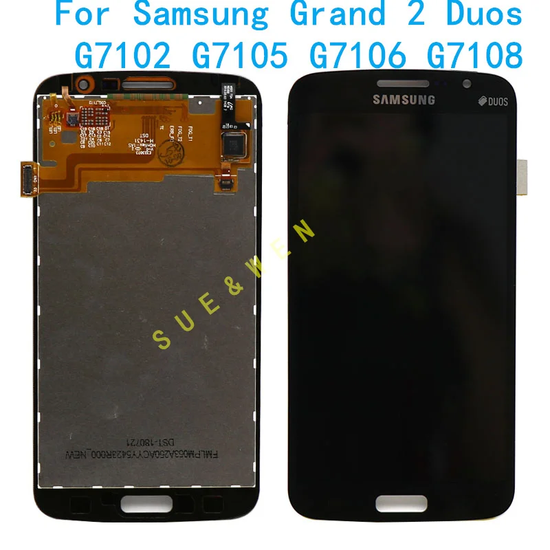 

High quality touch screen digitizer LCD display assembly suitable for Samsung Grand 2 Duos G7102 G7105 G7106 G7108 mobile phone