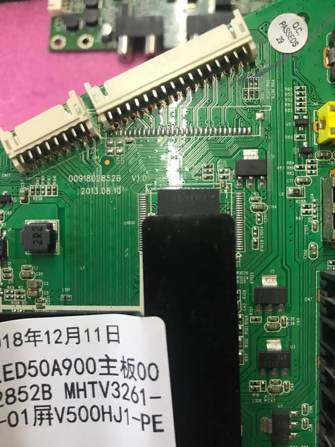 

Original LED50A900 motherboard 0091802852B V1.0 screen V500HJ1-PE8