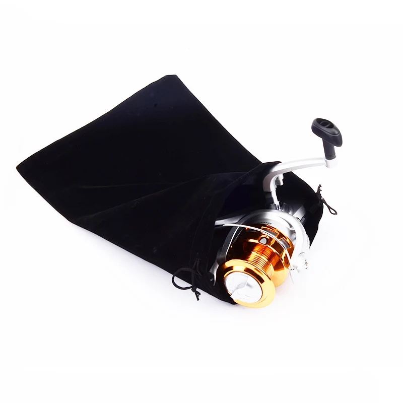 

Fishing Reel Bag With Drawstring Reel Protector Bag Fishing Tackle Fishing Gear Accessories Wheel Bag for 500 to 10000 Series