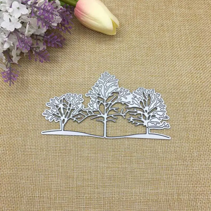 2020 Рождественская рамка в виде соснового дерева для скрапбукинга сделай сам