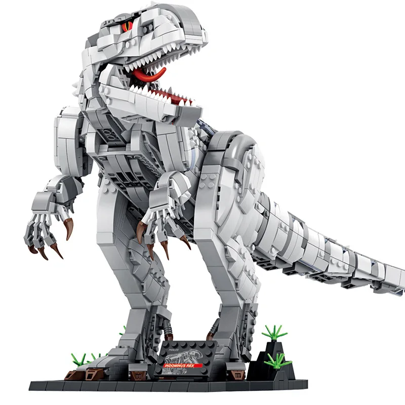 

Dinosaur Seires Indominus Rex Model Bricks Jurassic Dinosaurs Park Building Blocks Kids Boy Toys For Birthday Gifts