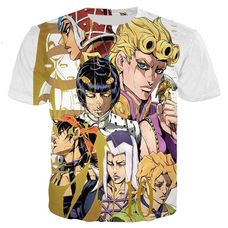 

Unisex jojo bizarre adventure t-shirt, fashion t-shirt with 3d print for men and women