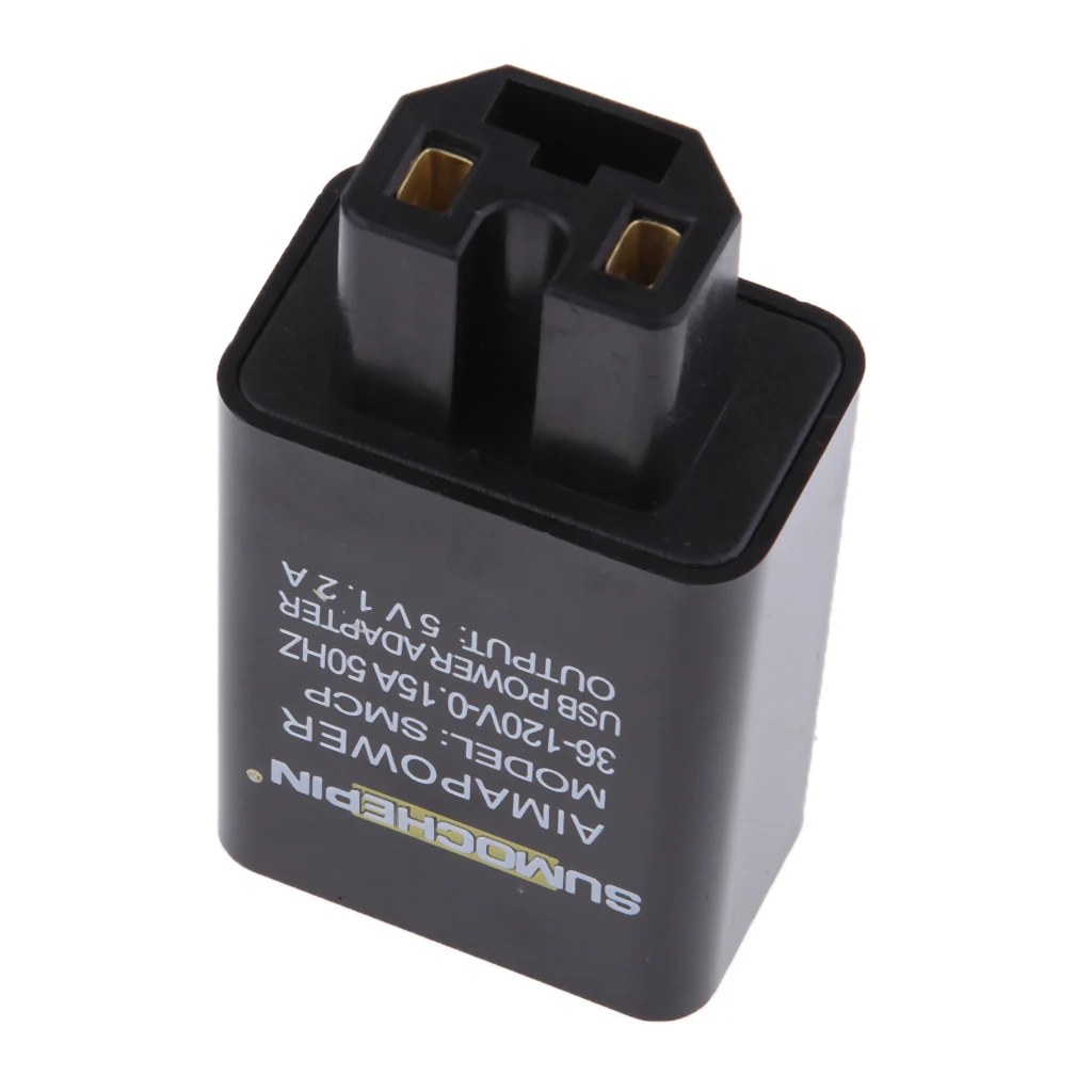 USB 1.2A автомобильное зарядное устройство для мотоцикла сотовый телефон/MP3/GPS