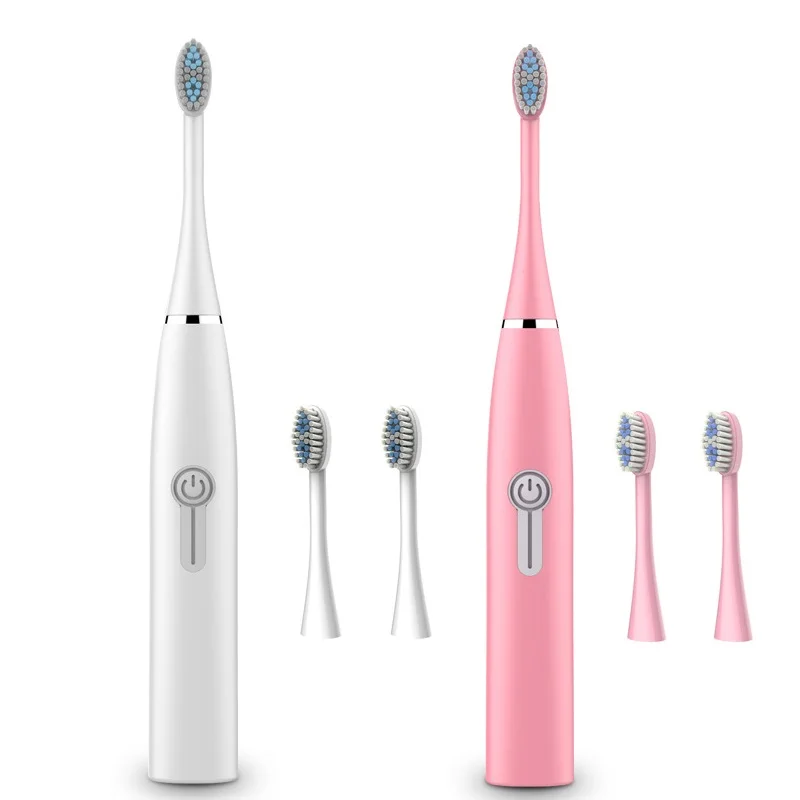 Щетка Зубная электрическая с 3 насадками без аккумулятора для гигиены полости