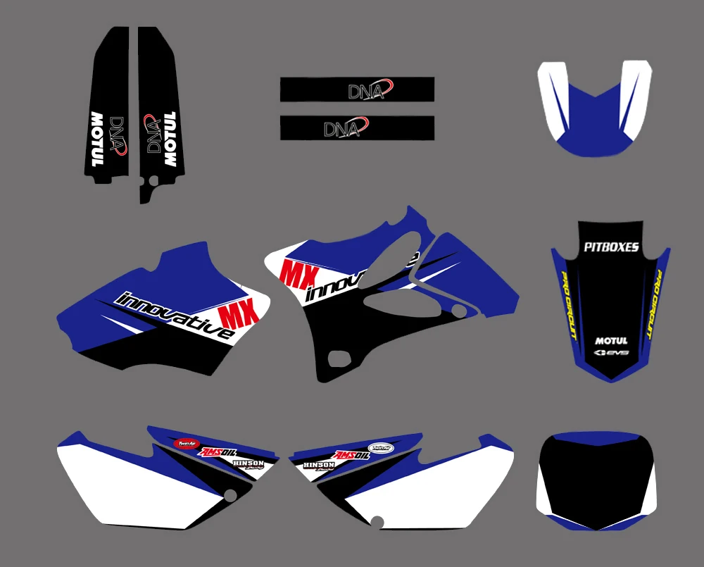 Графические и Фоновые наклейки для Yamaha YZ85 YZ 85 2002 2003 2004 2005 2006 2007 2008 2009 2010 2011 2012 2013