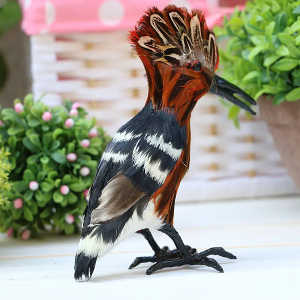 Ручной работы Имитация перо газон фигурка орнамент поддельные животные птица