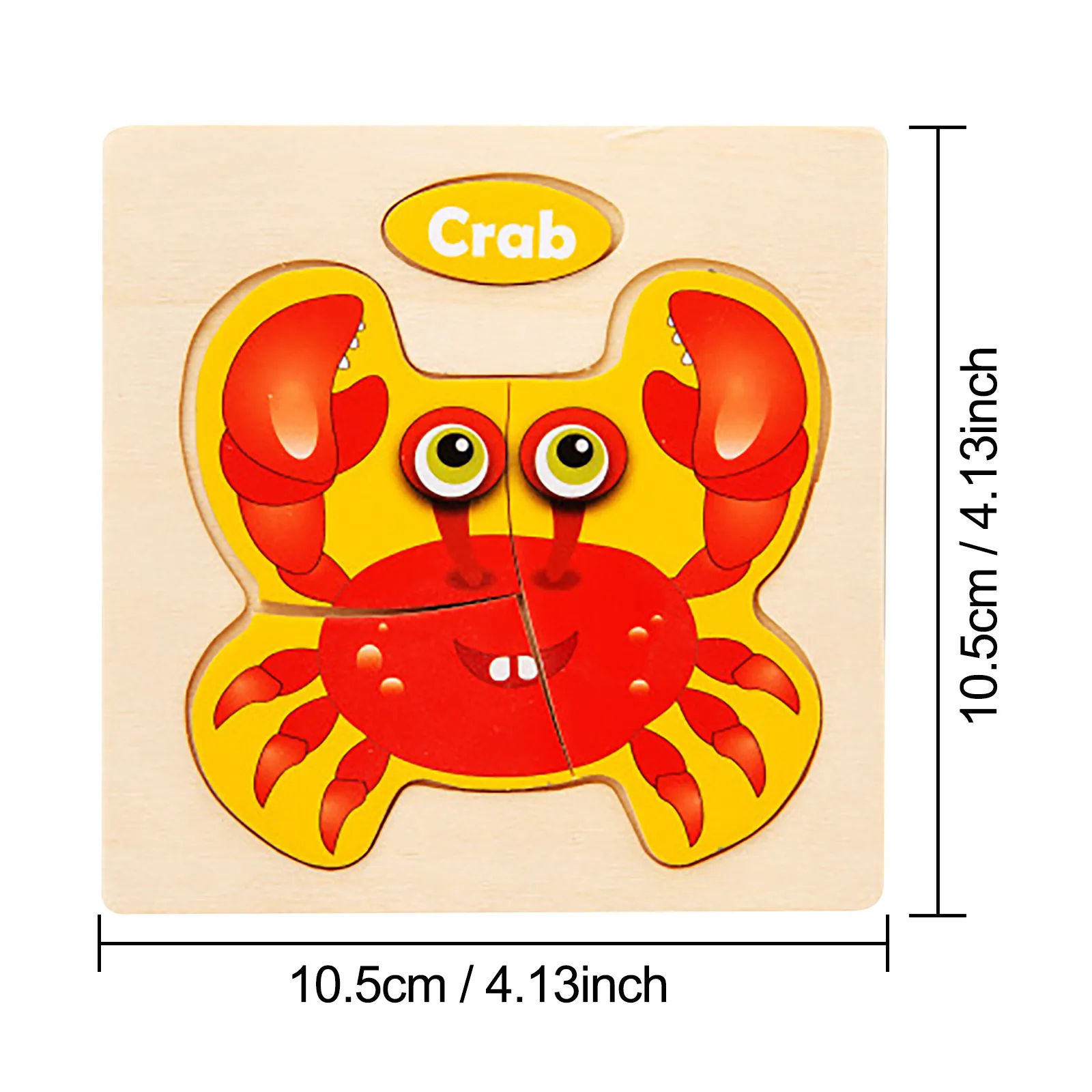 

Wooden Puzzle Young Children Ocean Animal Traffic Dinosaur Puzzle Toy