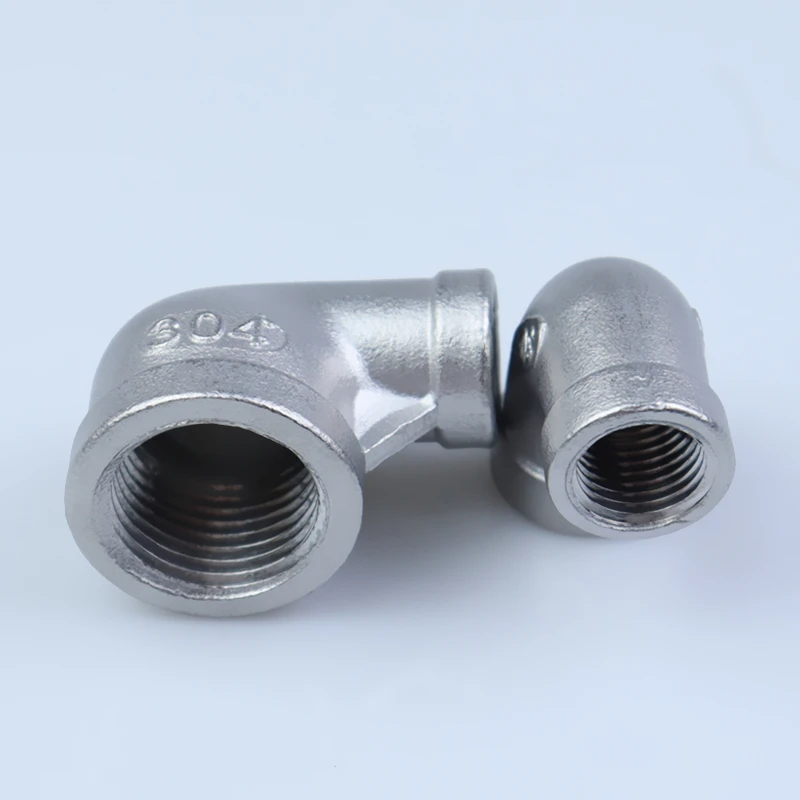 1/4&quot 3/8&quot 1/2&quot 3/4&quot 1&quot 1-1/4” 2“ Female hread Street Elbow 90 Degree Angled 304 Stainless Steel Reducer Pipe Fitting