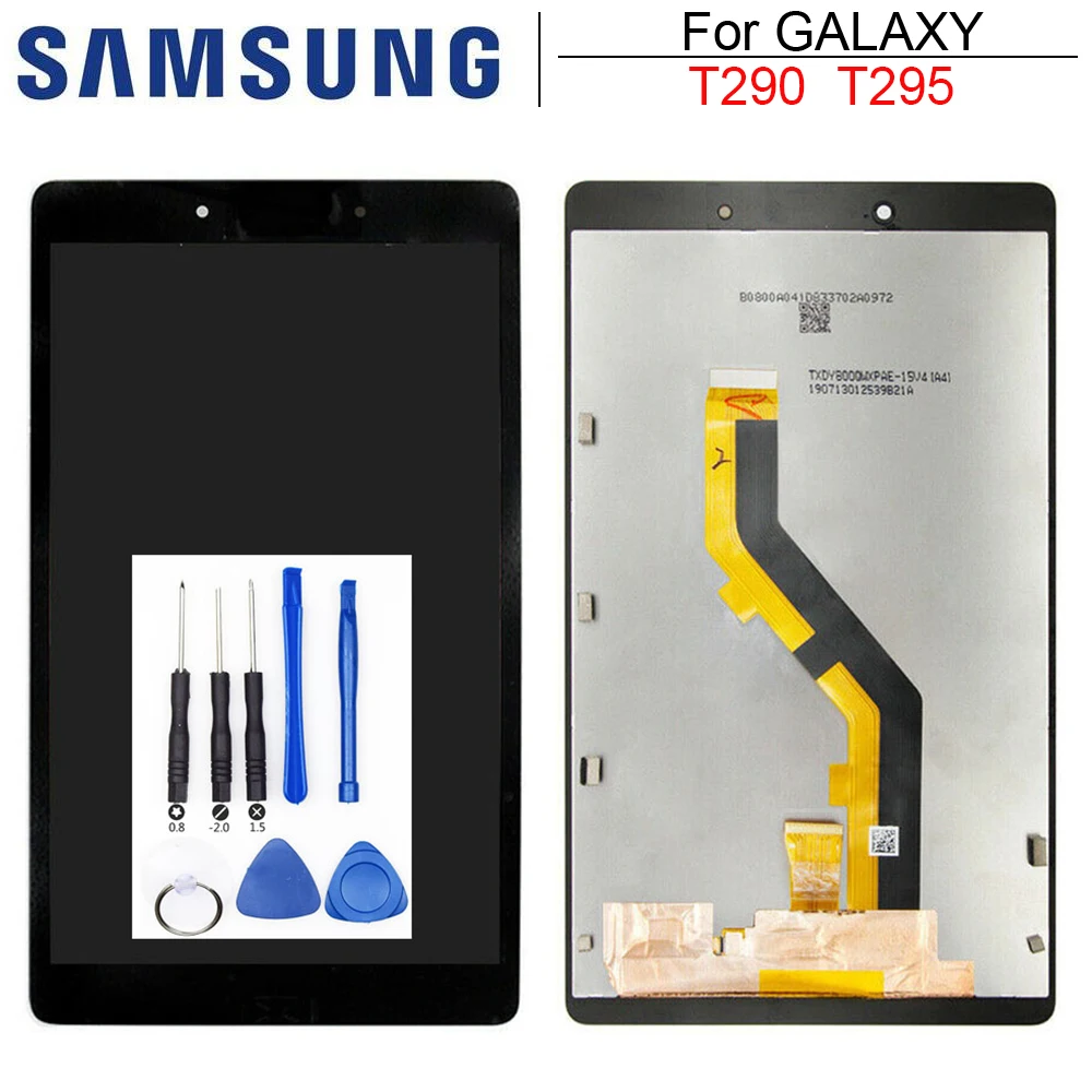 

8,0 "ЖК-дисплей для Samsung Galaxy Tab A 8,0 2019 SM-T290 T290 T295 ЖК-дисплей + цифровой преобразователь сенсорного экрана в сборе