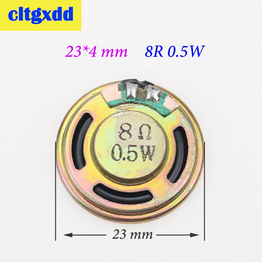 23mm Cltgxdd 8 Ом 0,5 Вт громкоговоритель Магнитный динамик 15 20 23 26 28 32 36 40 50 мм Диаметр 8R 0,5 Вт громкоговоритель звуковой проигрыватель - Цвет: 23mm