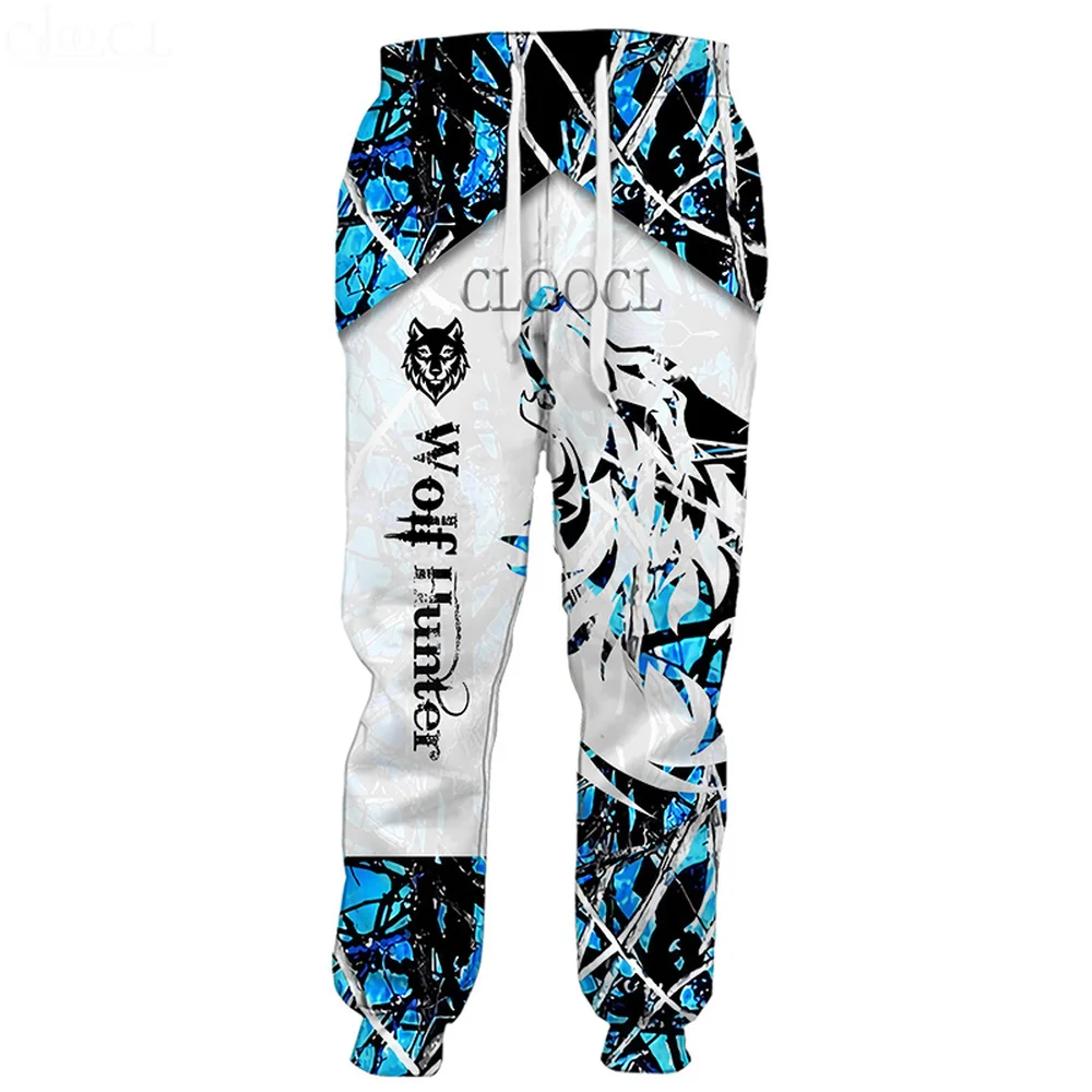

CLOOCL Newest Animal Hunting Wolf 3D Print Men Women Pants Harajuku Unisex Sweatpants Hip Hop Casual Trousers Drop Shipping