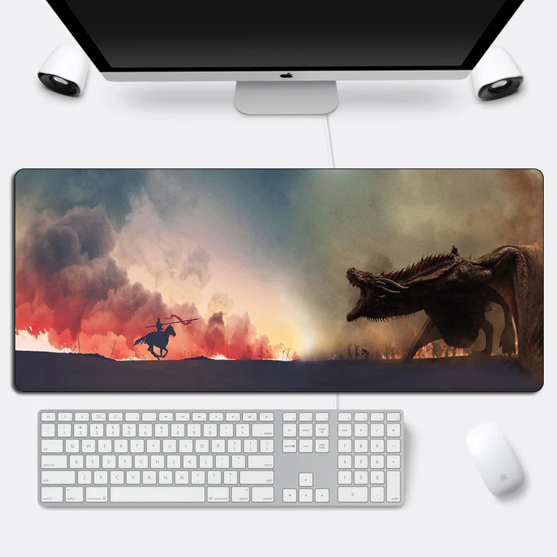 Игровой коврик для мыши SIANCS 70x30 см большой игровой престолов геймерский с
