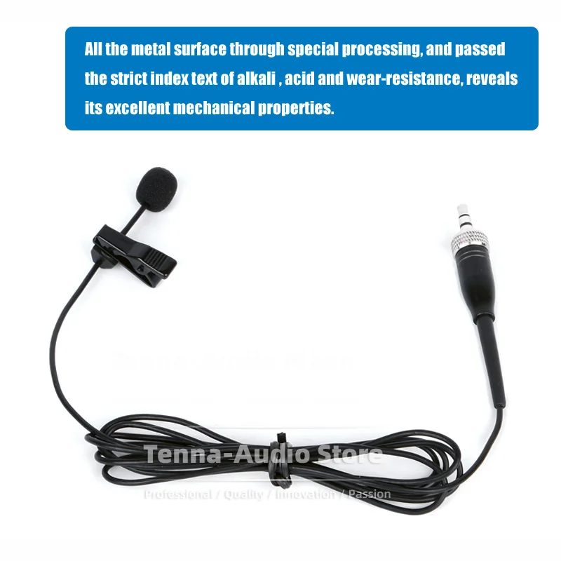 Нагрудный микрофон с зажимом для галстука петличный беспроводной системы SENNHEISER