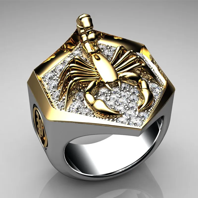 

Exaggerated Scorpion Rings For Men Women Punk Hip Hop Party Accessories Vintage Personalized Unisex Jewelry Gifts