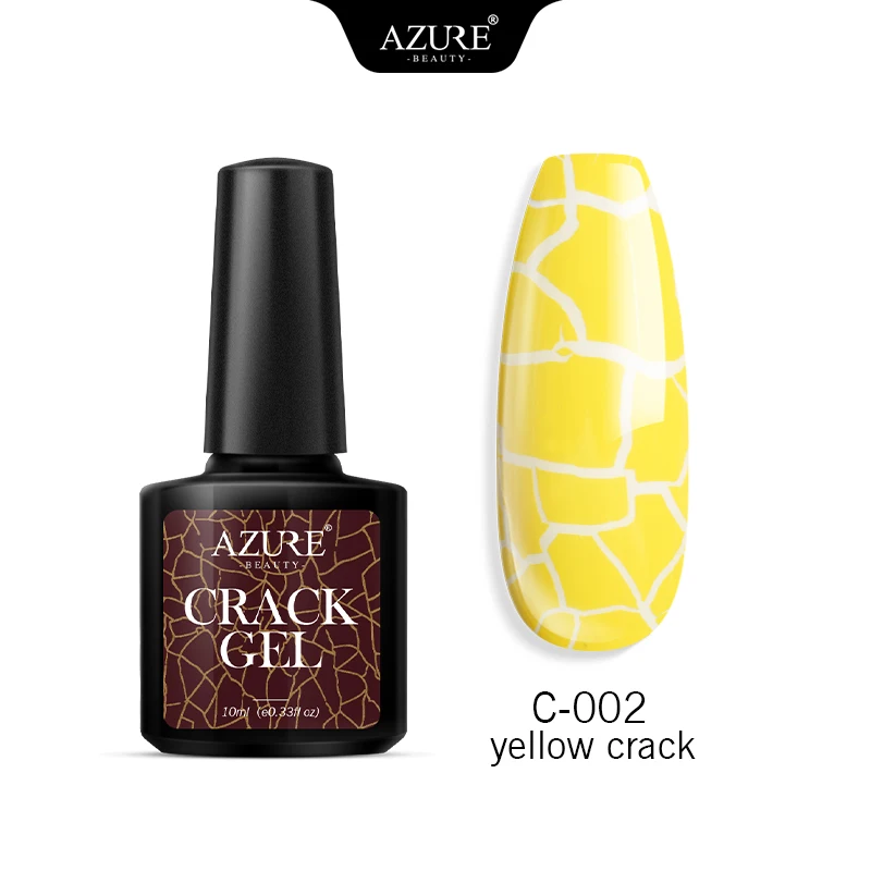 Azure beauty Crackle дизайн ногтей светодиодный гель лак замочить от длительного действия УФ-гель ноготь с эффектом трещин Гель-лак Полупостоянный Гибридный лак - Цвет: 2