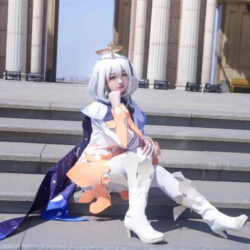 COS Paimon Genshin воздействия Костюмы для косплея сценическая анимация Хэллоуин
