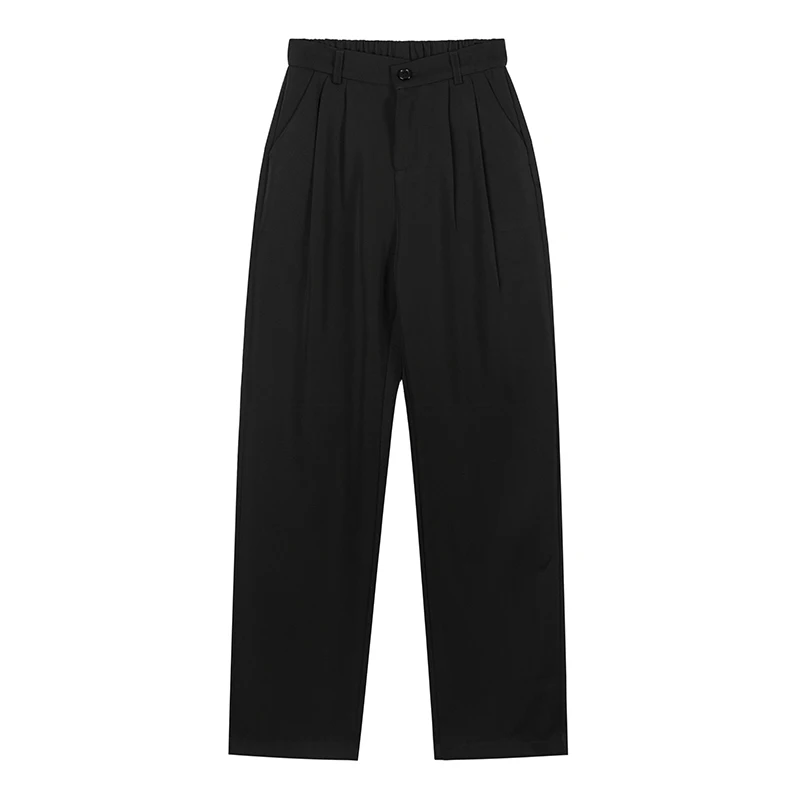 

Plus Size 2020 New Summer Purple Chic Women's Wide Leg Pants High Waist Elegant Long Pants Work Casual Loose Trousers Female