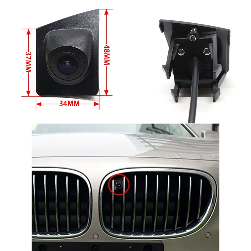 Car Special Front HD high quality Camera For BMW 7 Series 2014 Car front camera Waterproof Night Vision CCD full HD high quality
