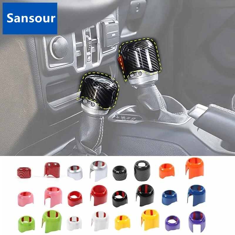 

Car 4 WD Gear Head Decoration Cover for Jeep Wrangler JL Gladiator JT 2018 2019 2020 2021 2022 Car Interior Accessories Sansour