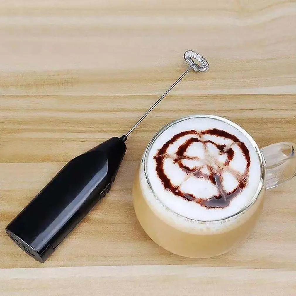 

Electric Milk Foamer Coffee Machine Mixer Hand Ground Cappuccino Foam Blender Egg Beater Convenient Type Small Power