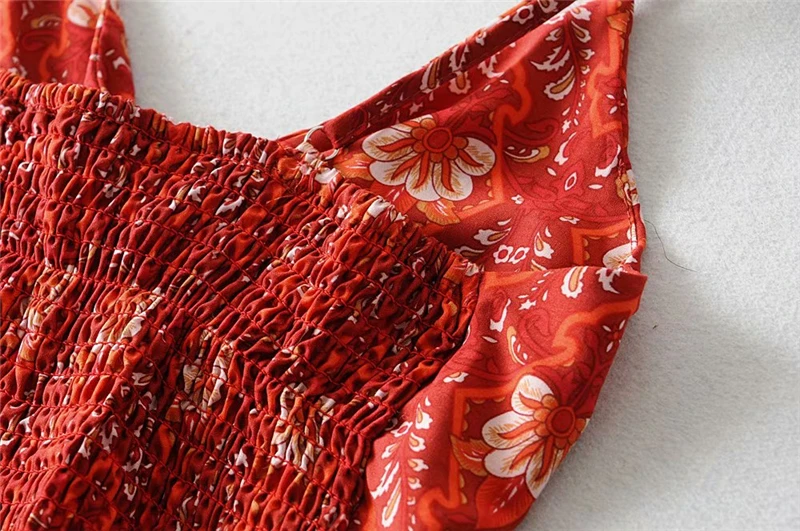 Boho Queens хиппи женские Защита от солнца с цветочным принтом пляжное платье без