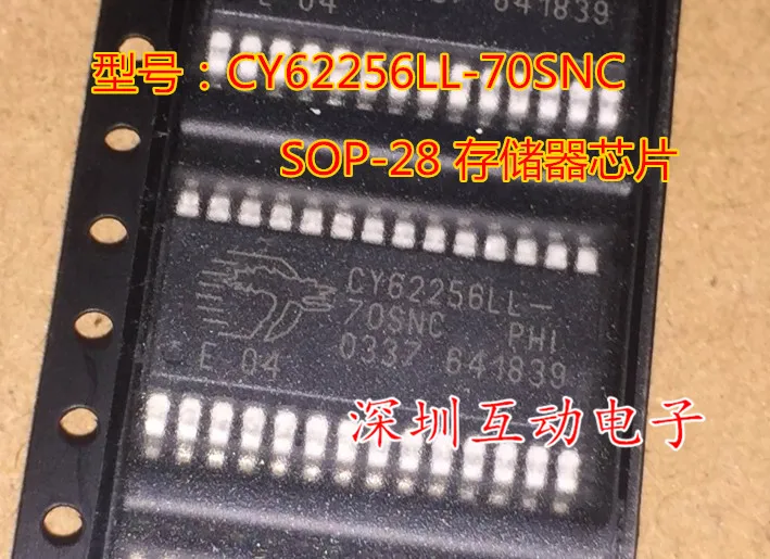 

5pcs/lot CY62256LL-70SNC SOP28