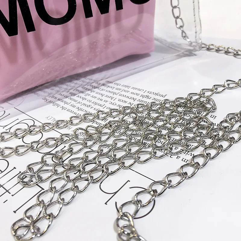 Сумка мессенджер PLAY KING женская прозрачная модный роскошный саквояж из ПВХ