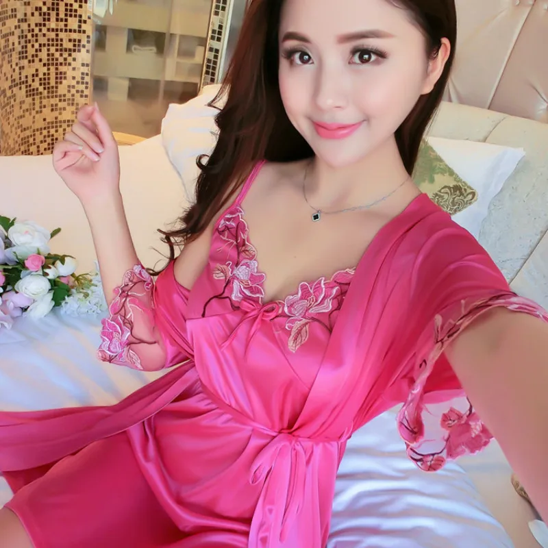 Комплекты женского платья элегантная мягкая кружевная однотонная Пижама Ulzzang