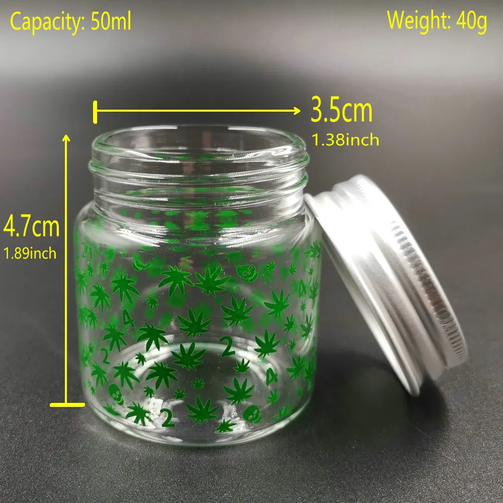 

420 Glass Storage Bottle Jar Glass Sealed Small Jar with Lid 1pcs