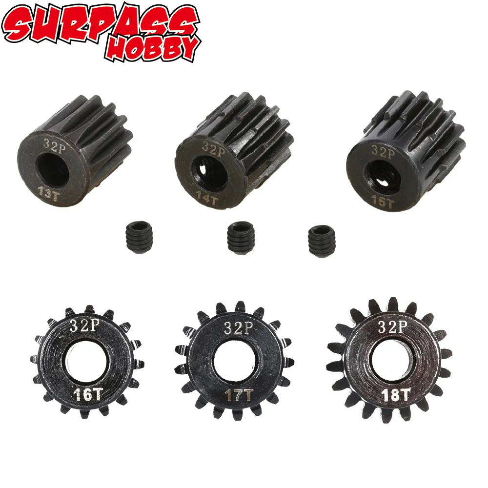 шестерня шестерни surpasshobby 32dp 5 мм 13t 17t17t 21t