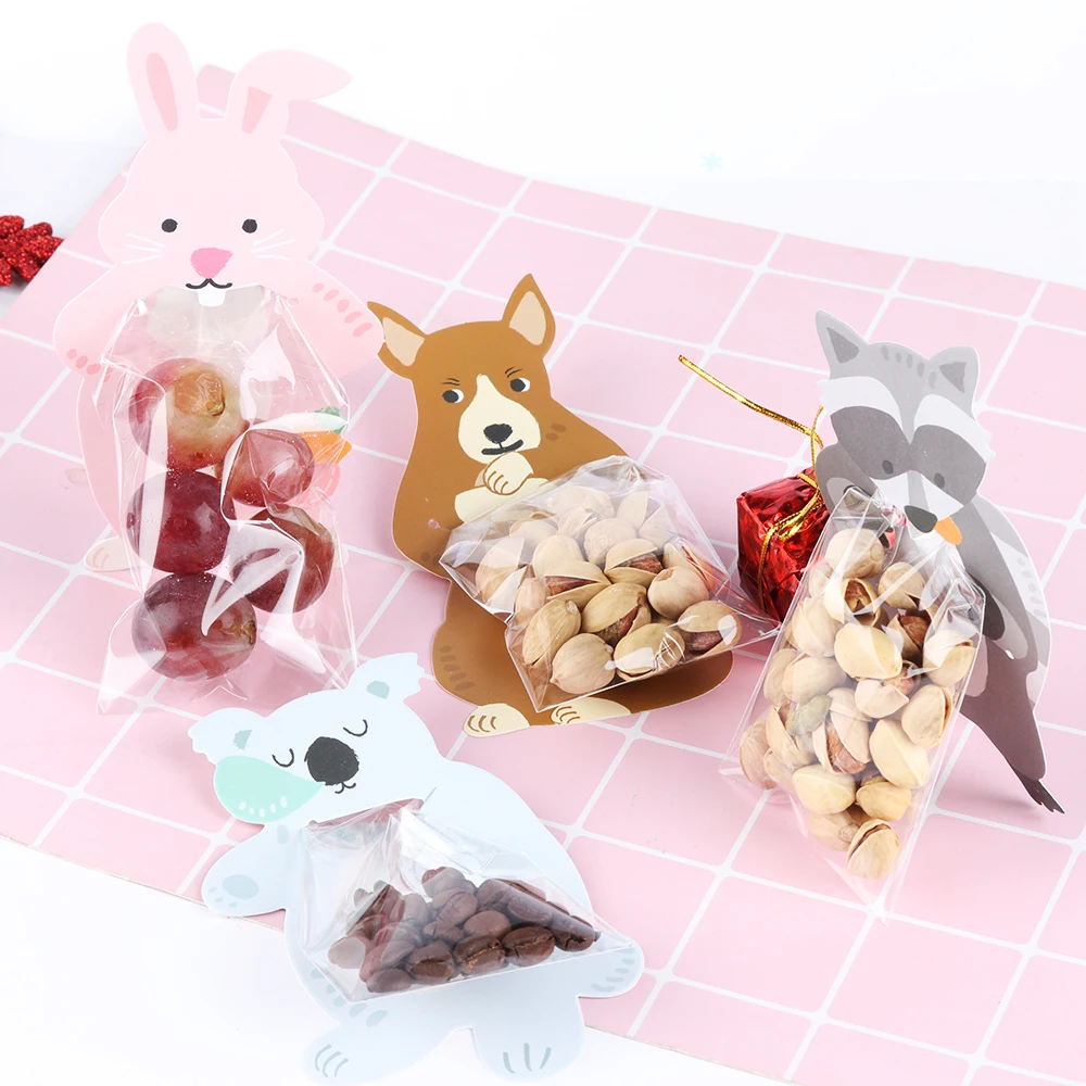10 шт. красивые подарочные сумки с пасхальным кроликом и конфетами для дня