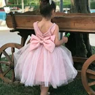 Цветочное платье для девочек, детская одежда для маленьких принцесс