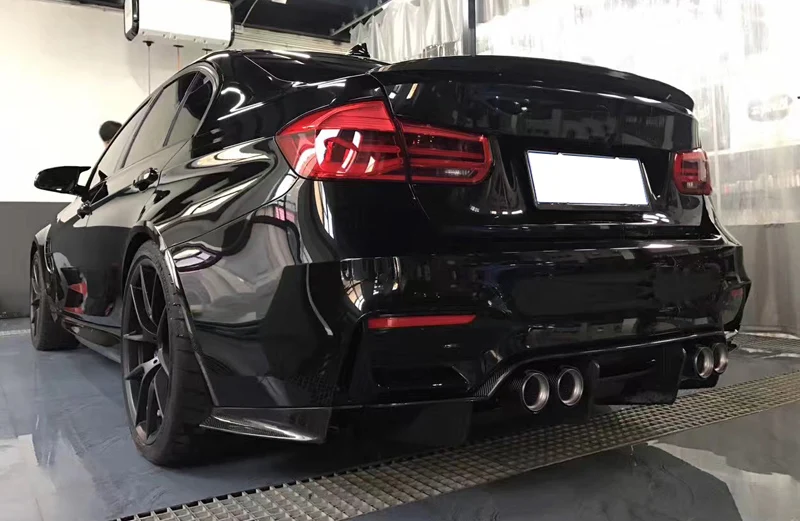 Задний диффузор для бампера из углеродного волокна подходит BMW F80 M3 F82 M4 |