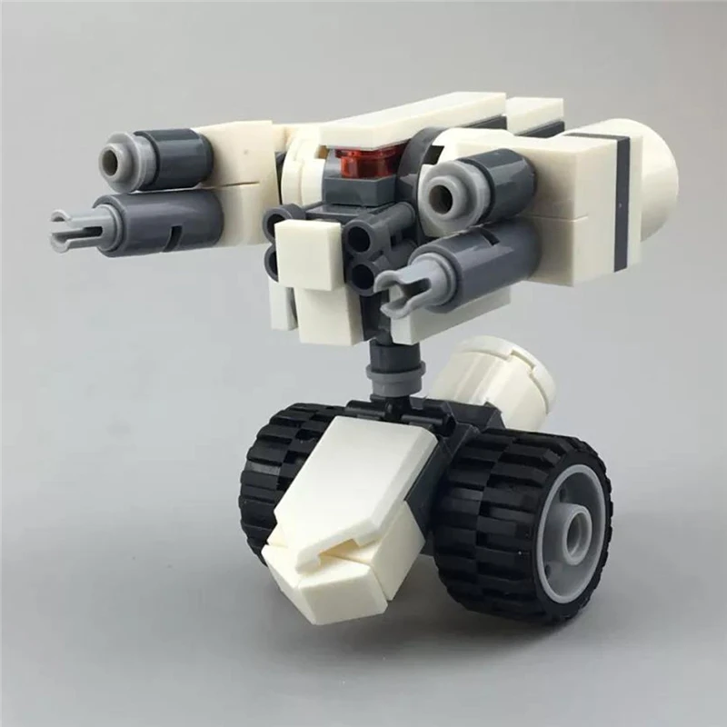 

High Quality 8set STEM MOC Diy Mini Mecha Model Small Particle Building Blocks Educational Toy Set - Dark Grey