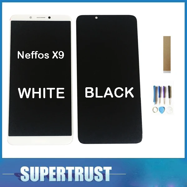 ЖК-дисплей для Neffos X9 кодирующий преобразователь сенсорного экрана в сборе черный