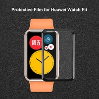 smart watch screen protector scratch resistance 3d composite screen protector for huawei watch fit smartwatch accessories 2 pack
