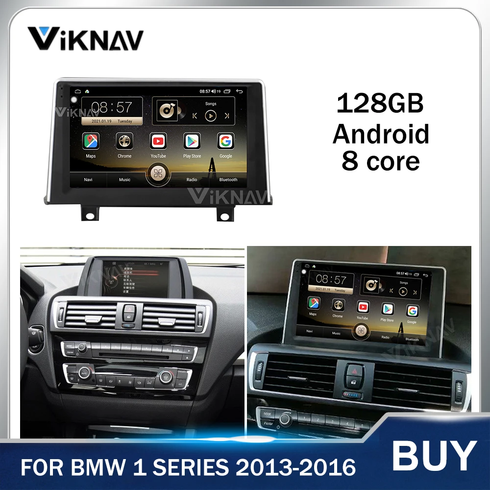 

Автомобильный GPS-навигатор на Android, головное устройство с сенсорным экраном для BMW 1 серии 2013, 2014, 2015, 2016, автомобильный мультимедийный плеер, с...