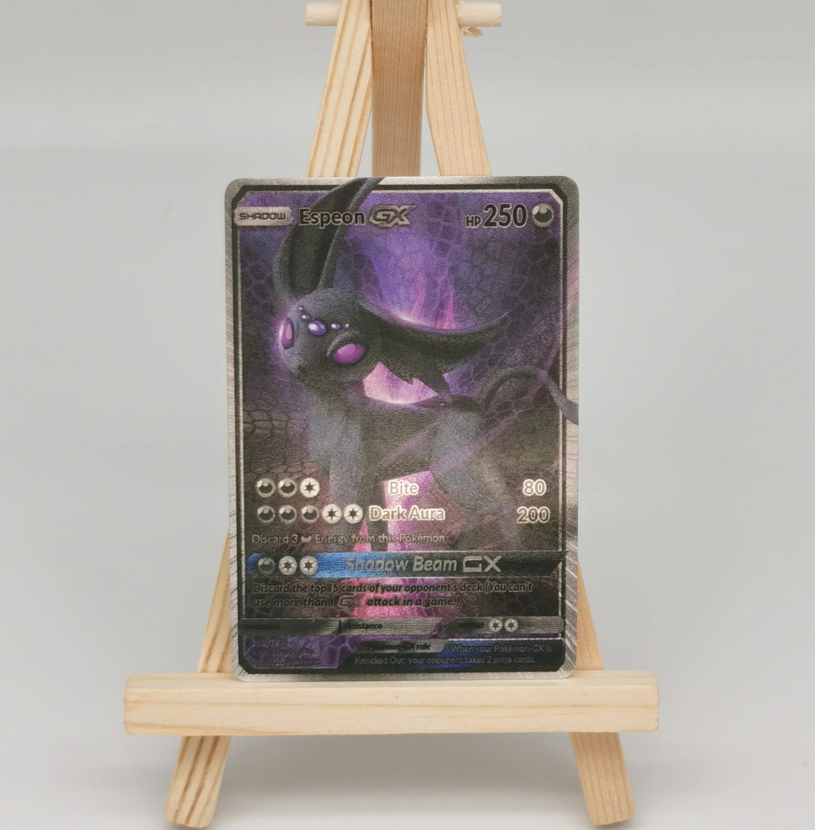 

Pokemon Cards Toys 9 Dark Cards GX Flash Card Mew Mewtwo Ho-Oh Espeon Dragonite Collection Hobby Anime Card