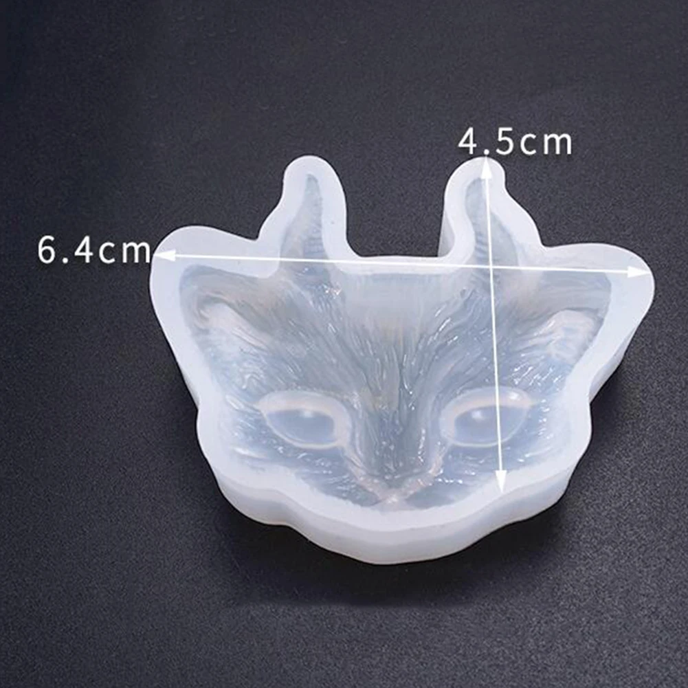 Silicone Mold 2/3-eye Cat Head Jewelry Making DIY Handicraft Mould Epoxy Tool Craft | Украшения и аксессуары