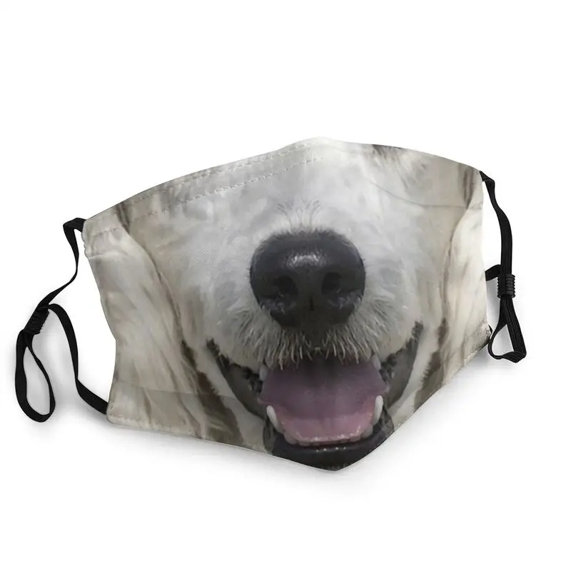 

Poodle Non-Disposable Unisex Adult Mouth Face Mask Dog Face Anti Haze Dustproof Protection Cover Respirator Mouth-Muffle