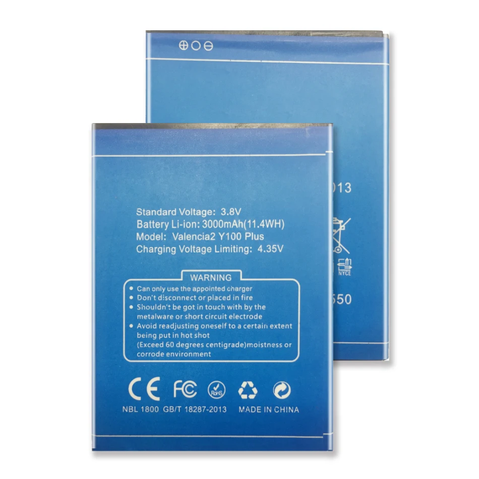 

Сменный аккумулятор для смартфона Doogee NOVA Y100 Plus 3000 мАч Для Doogee NOVA Y100 Plus