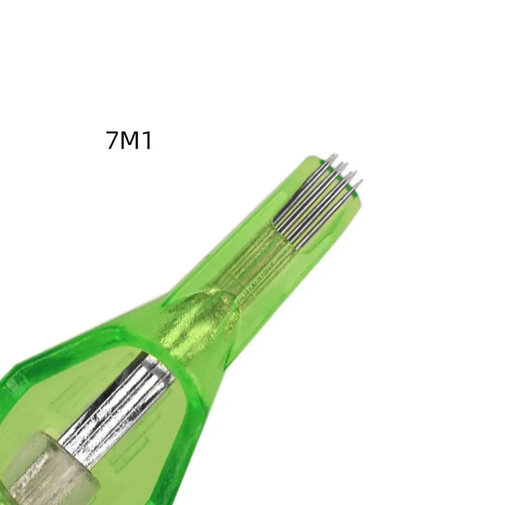 10 шт./упак. татуировки иглы одноразовые полу Перманентный макияж бровей 7M1