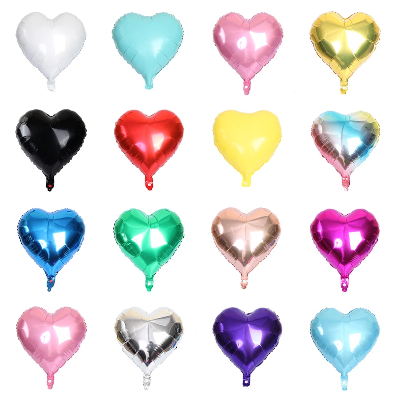 1 шт. 18 дюймов любовь пентаграмма алюминиевой фольги Воздушные шары День рождения