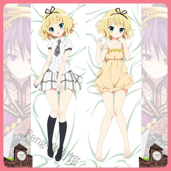 

Аниме-это заказ кролика Kirima Syaro Dakimakura 2-сторонняя обнимающая Подушка Чехол для косплея японская наволочка подарки FMBG