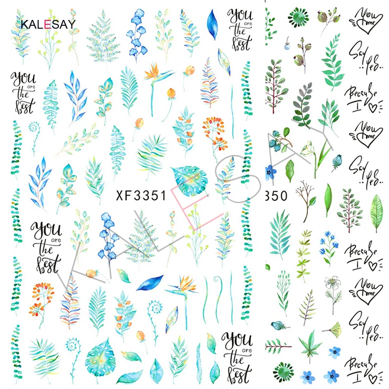 3D исскуство ногати наклейки цветок Маникюр украшения для ногтей дизайн