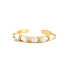 Женское кольцо с опалом CANNER Y2K, роскошное изящное регулируемое кольцо для свадьбы, Ювелирное Украшение Joyero