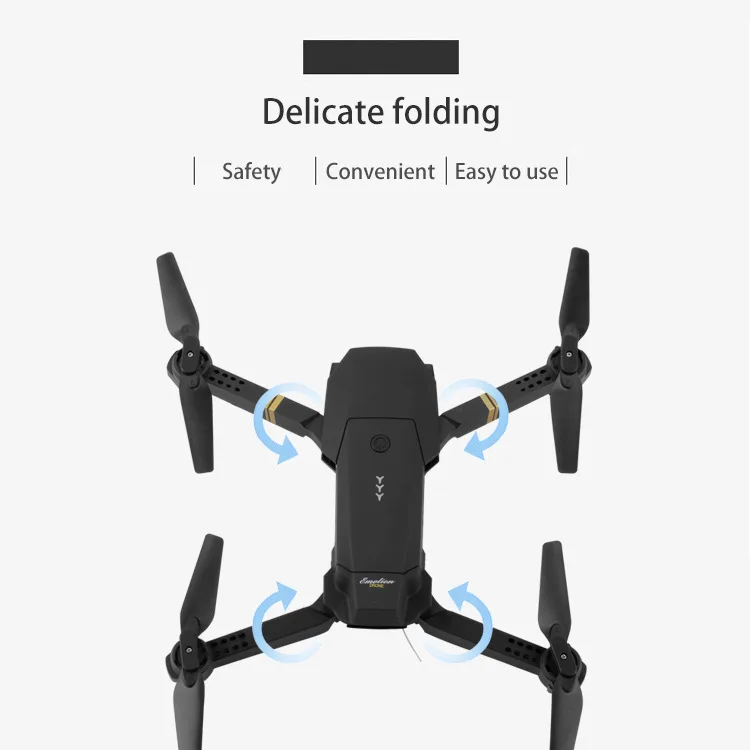 Дрон wifi FPV широкоугольный HD 1080P камера режим удержания высоты складной рычаг RC
