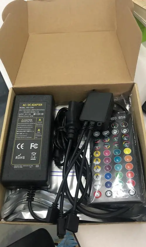 

2PCS LED String Lights IP65 Waterproof RGB Sync to Music Color Changing Strip Light with IR Remote Controller, Party Decoration