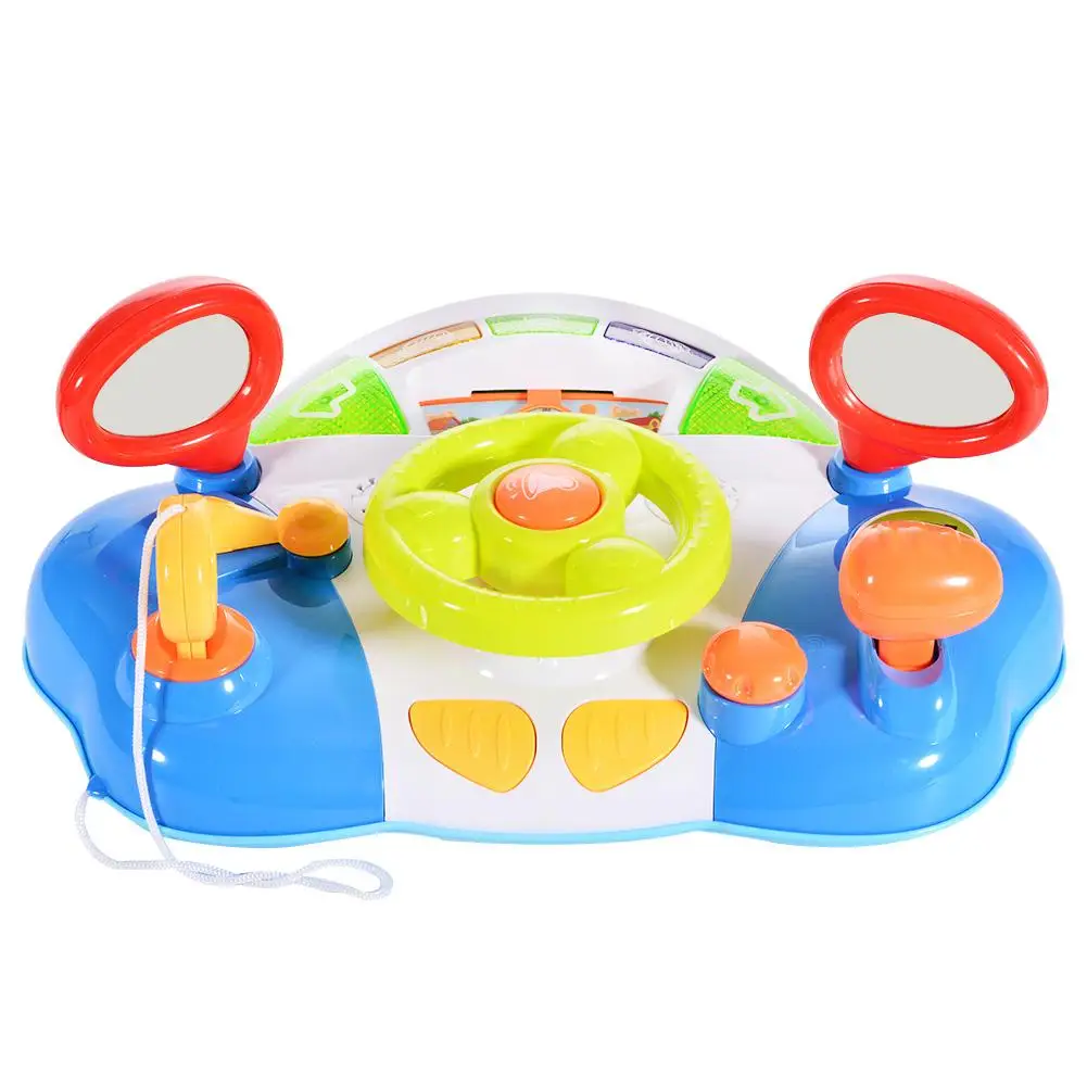 

Музыкальный навигационный мост, рулевое колесо, игрушки для малышей с музыкой и светом, развивающая игрушка и обучающий водитель, ролевые и...